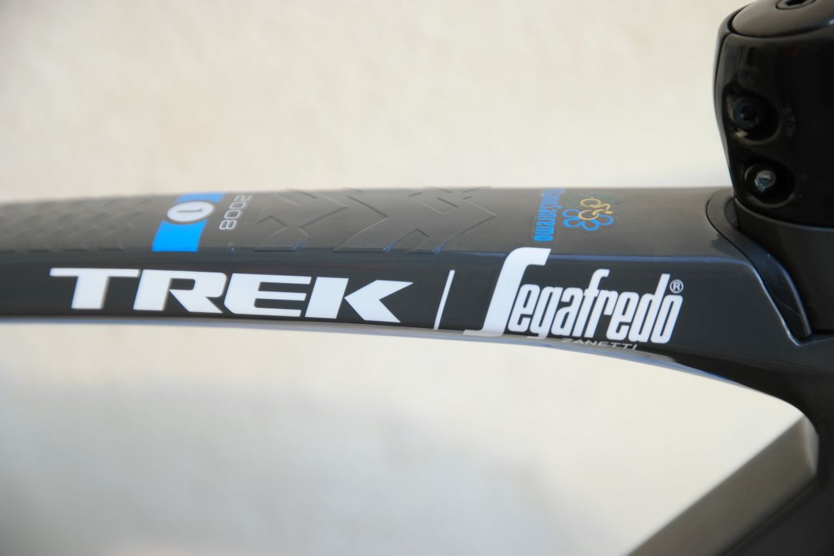 The Trek Segafredo logos