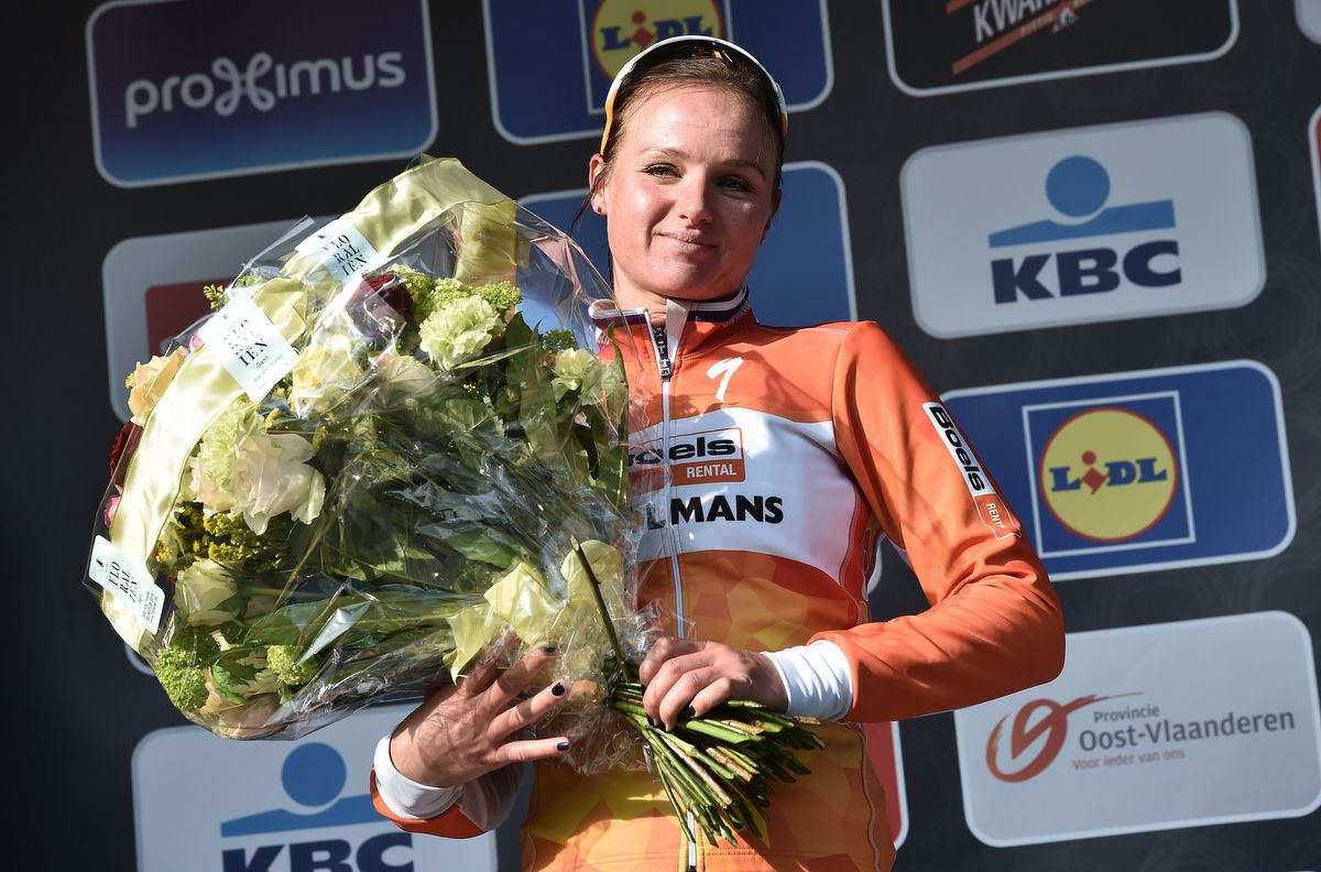 Second place went to Chantal Blaak (Boels Dolmans)