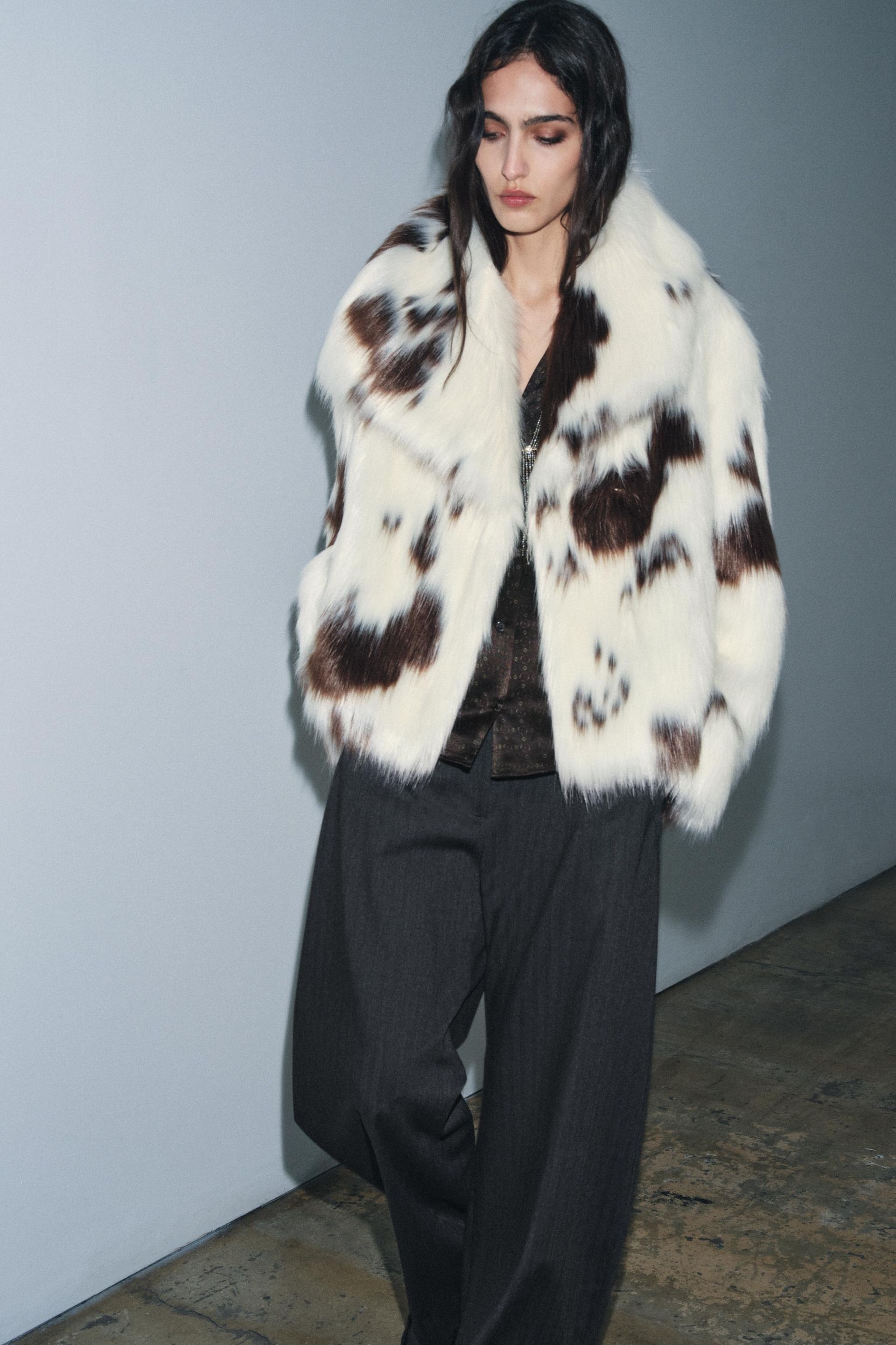 Zw Collection Faux Fur Jacket Limited Edition