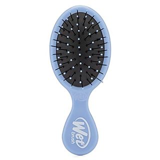 Wet Brush Detangling Brush, Mini Detangler Brush (sky) - Wet & Dry Tangle-Free Hair Brush for Women & Men - No Tangle Soft & Flexible Bristles for Straight, Curly, & Thick Hair