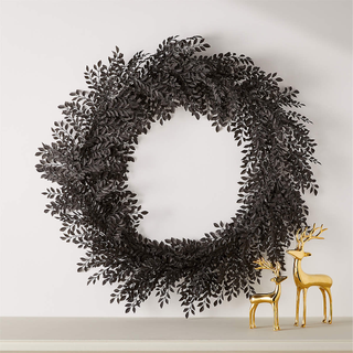 Black Christmas wreath