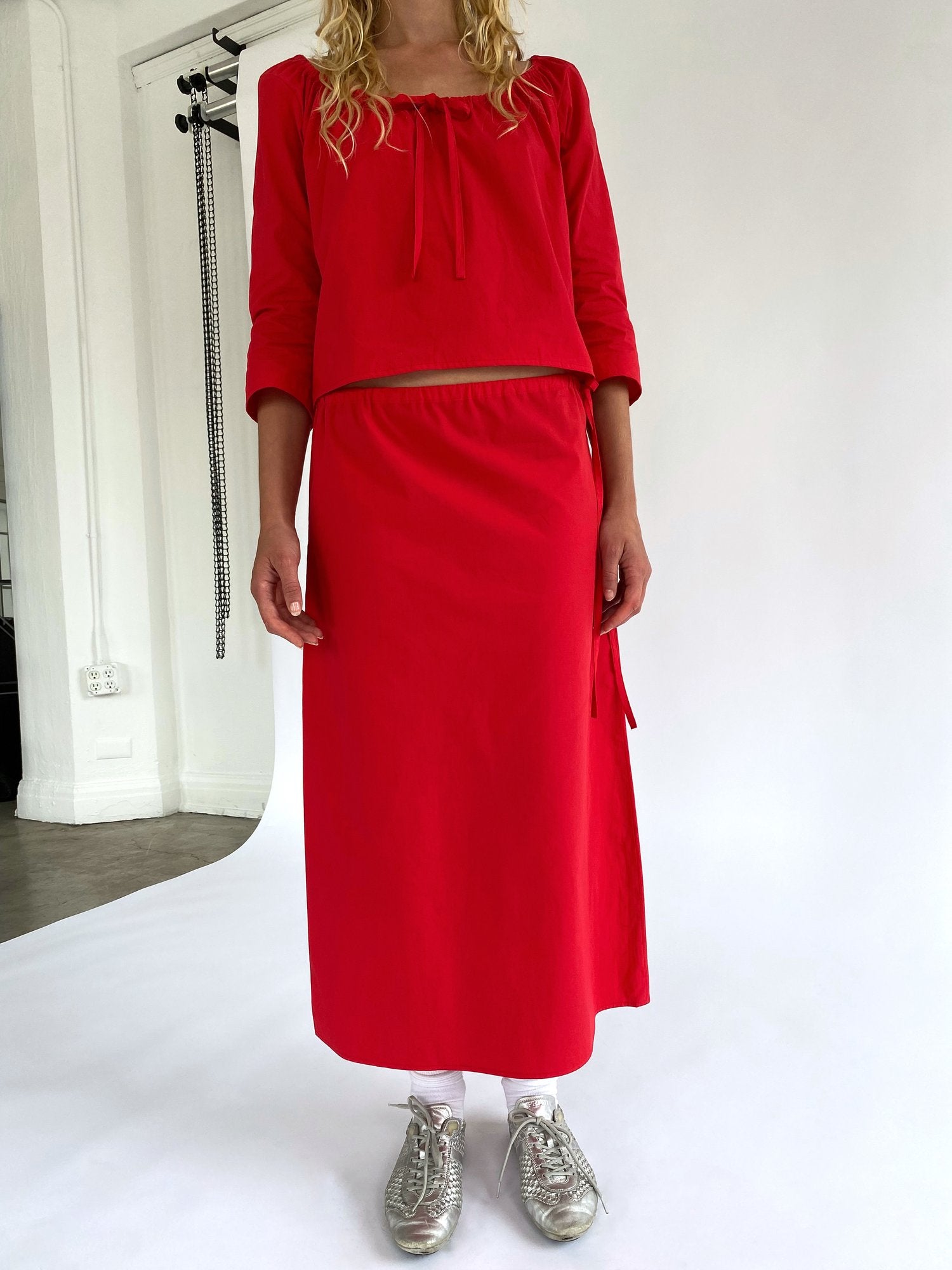 Column Skirt - Red - S