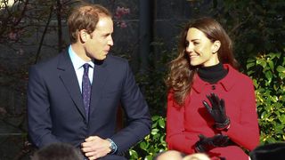 Prince William and Kate Middleton return to St Andrews University