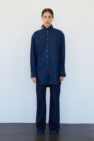 The Essential Shirt in Raw Rinse