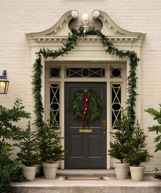 christmas front door decor ideas