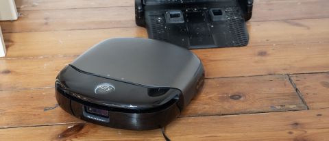 Eufy Omni S1 Pro robot vacuum in reviewer's home