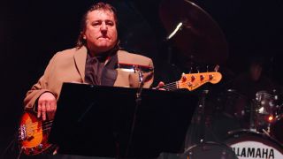 Photo of Bob Babbit (Funk Brothers) @ Royal Festival Hall - 30/1/04; Bob Babbit one of the original Funk Brothers on their tour "Standing In The Shadows of Motown" at Royal Festival Hall - 30/1/04