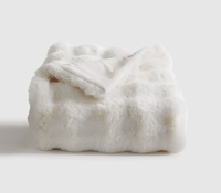 Ruched Faux Fur Throw: was $169 now $89 @ Quince