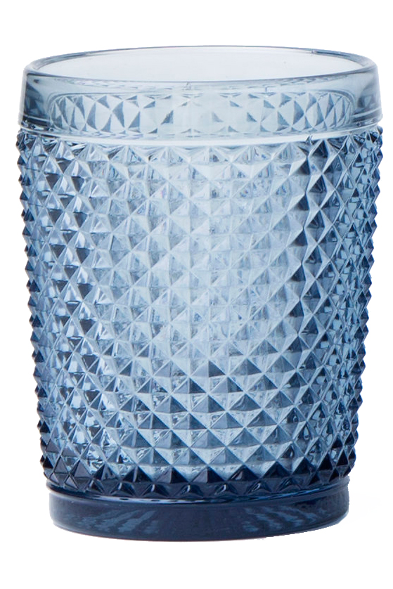Glass tumbler, £45 for four, Polkra