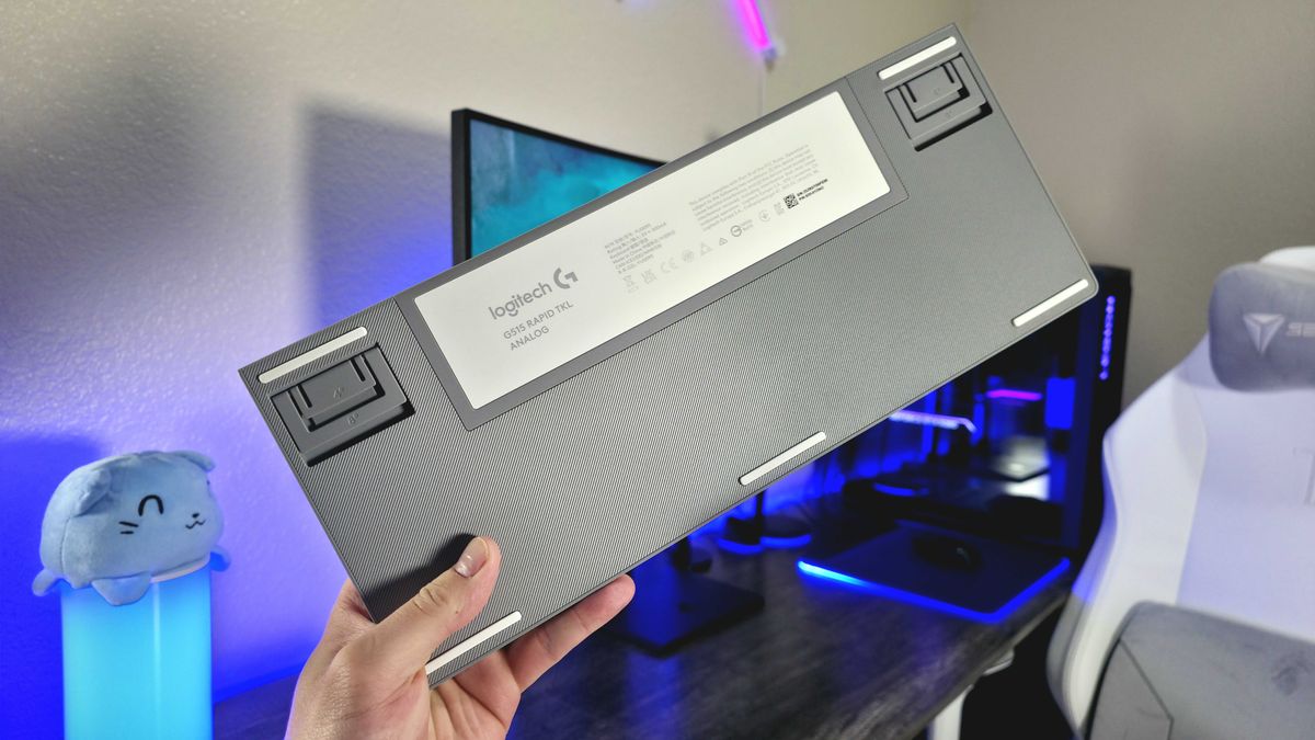 Image of the Logitech G515 RAPID TKL gaming keyboard.