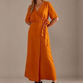 Selected Femme Allesandra Maxi Wrap Dress