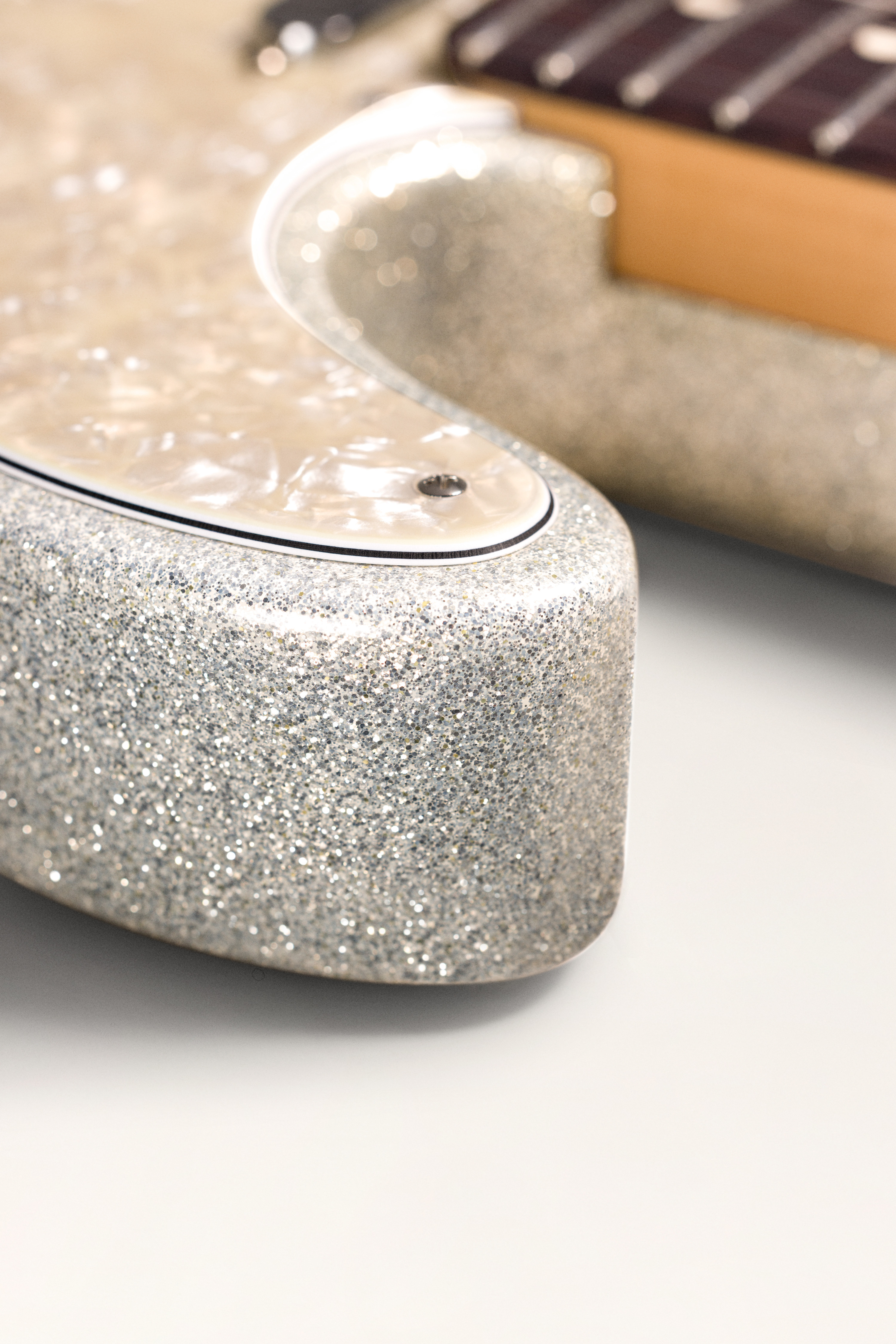 Details of the 75th Anniversary Player II Telecaster in Diamond Dust Sparkle