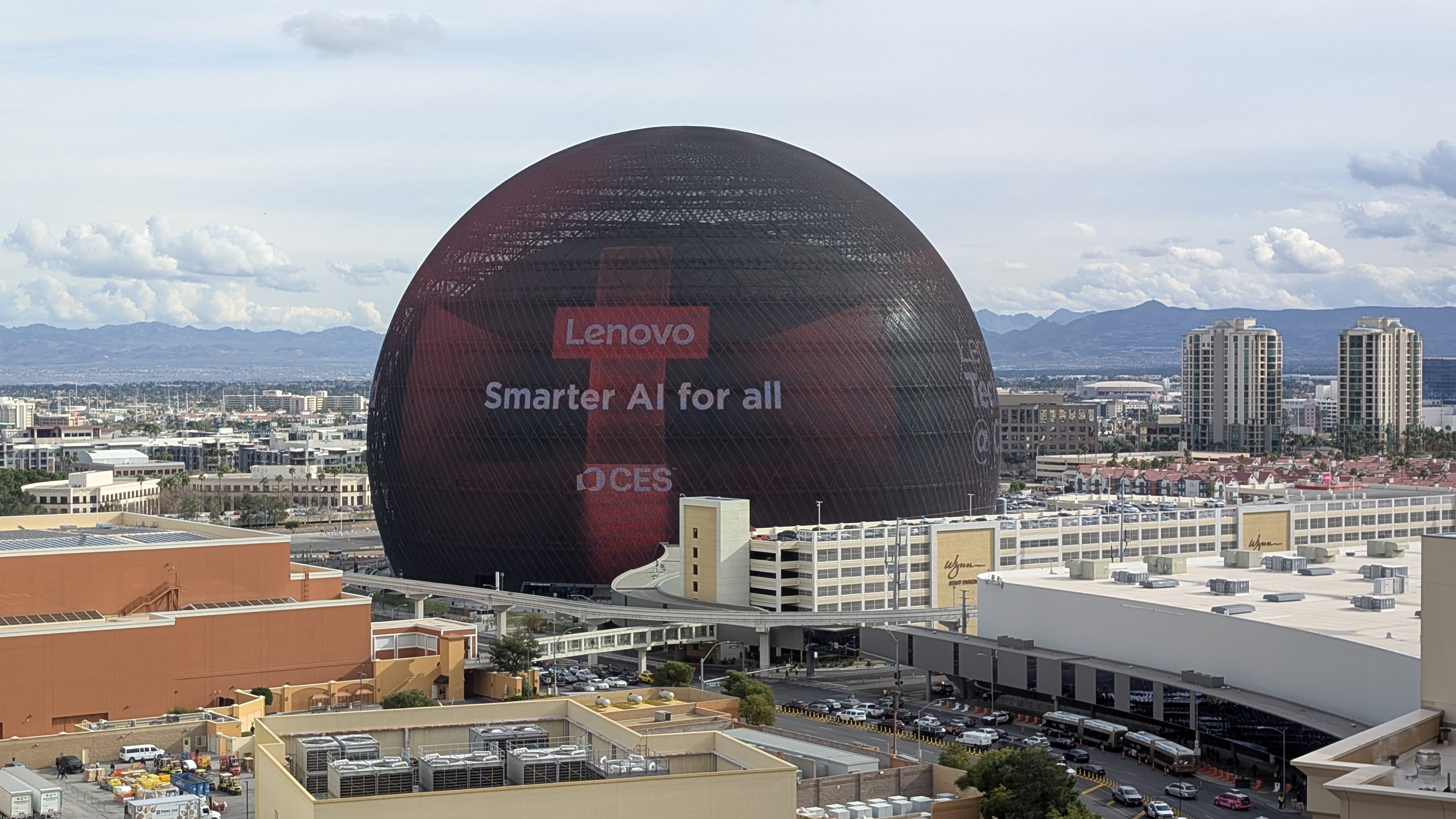 Lenovo Tech World at CES 2026 Sphere