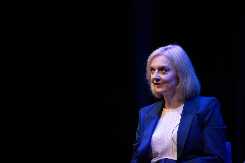 Former Conservative prime minister Liz Truss