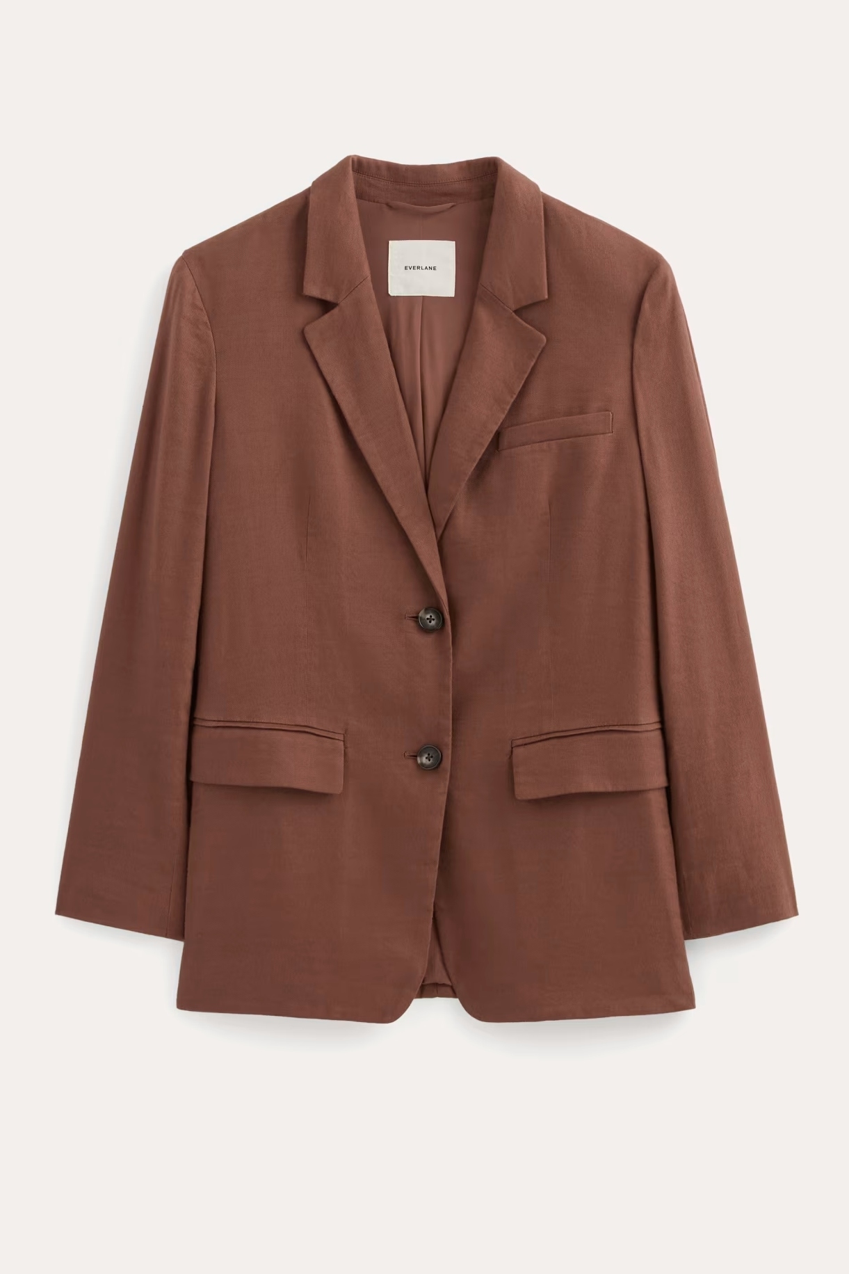 Everlane, The Oversized Blazer in Stretch Linen