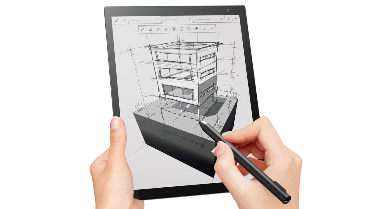 Sonys New Digital Paper E Ink Tablet May Be The Ultimate Notepad Techradar 1024