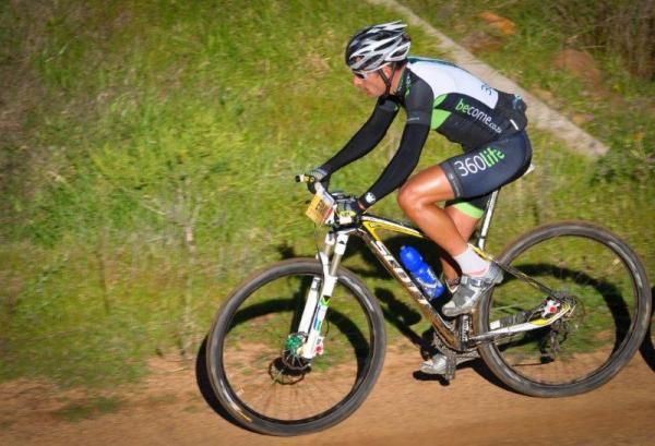Kevin Evans en route to victory