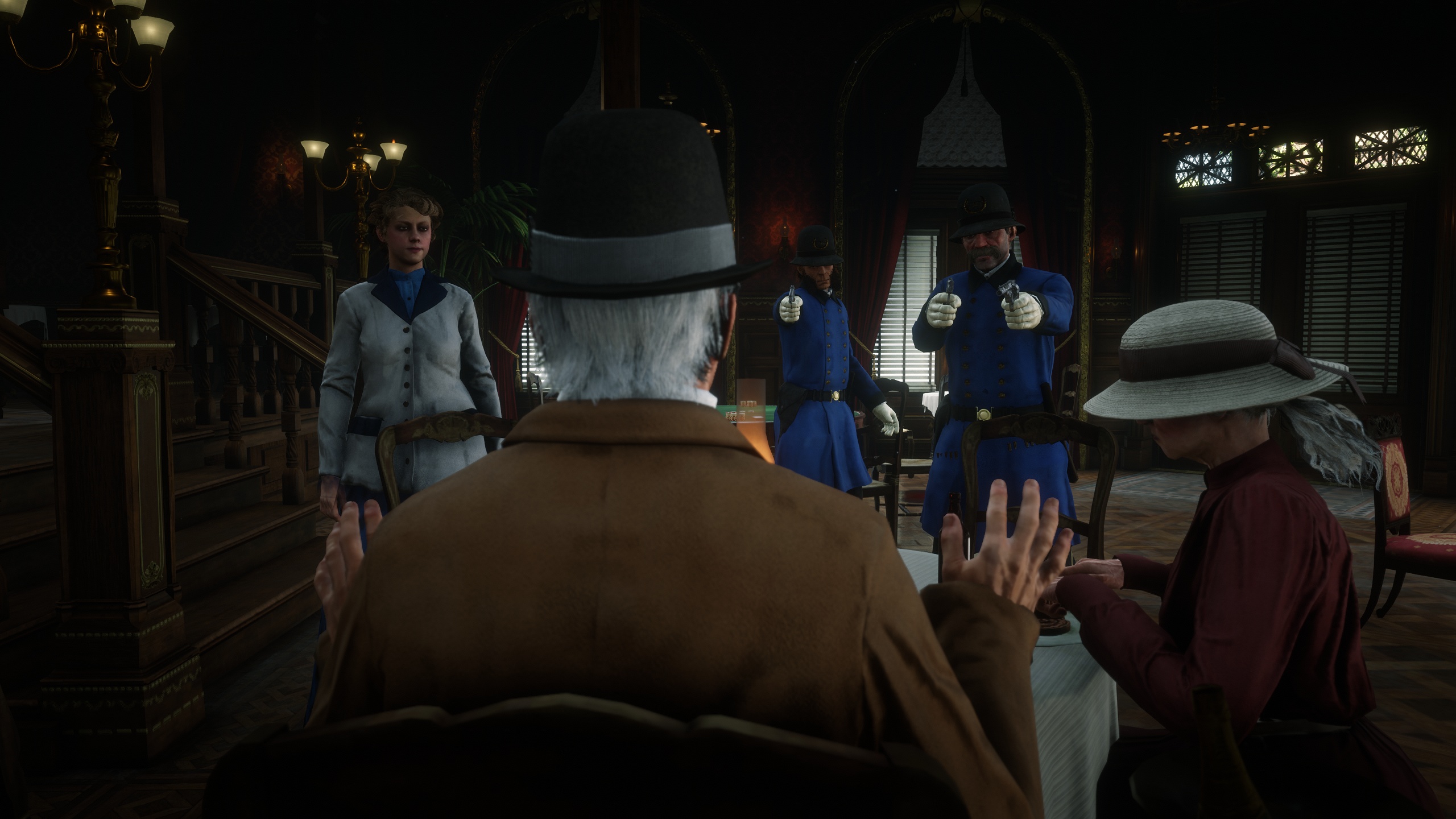 Playing as a lawman in the Red Dead Redemption 2 First Response mod