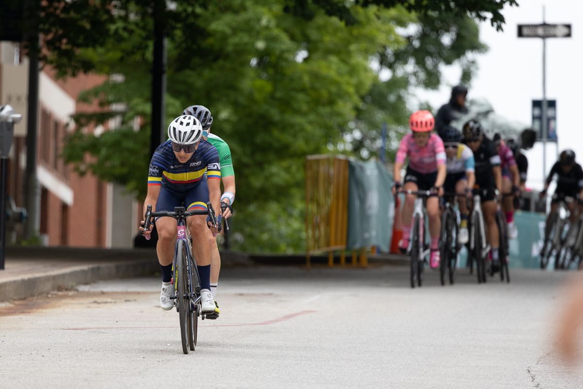 Diana Penuela Martinez (DNA Pro Cycling) and Heidi Franz (Instafund LaPrima) also tried to escape from the cluches of EF Education Tibco SVB but were reeled back in short order.