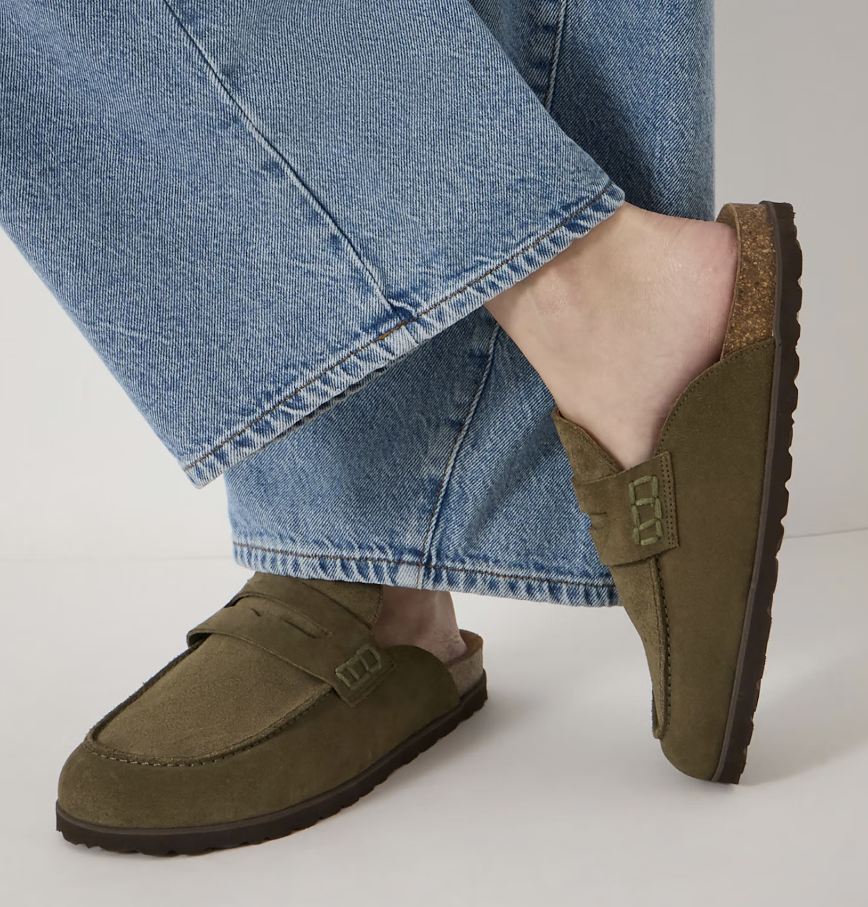 Hush, Rune Suede Padded Mules