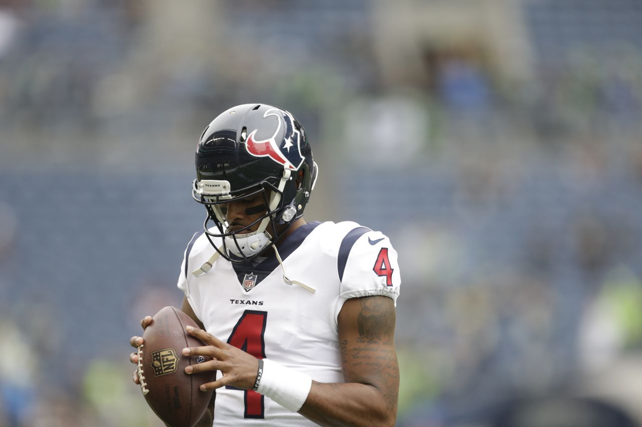 Houston Texans quarterback Deshaun Watson.