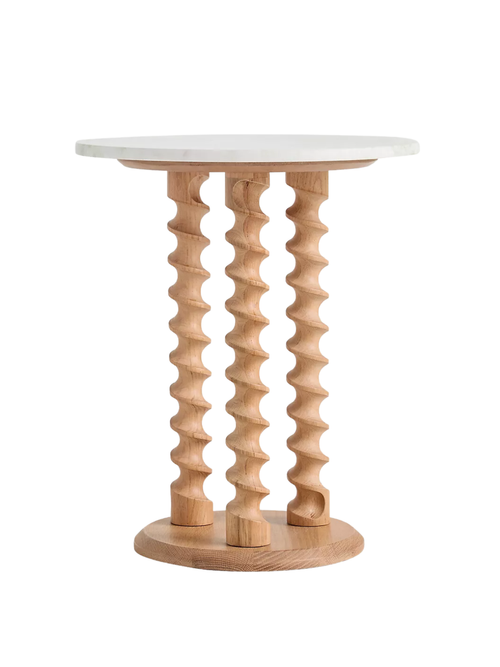 Tybee Marble Side Table