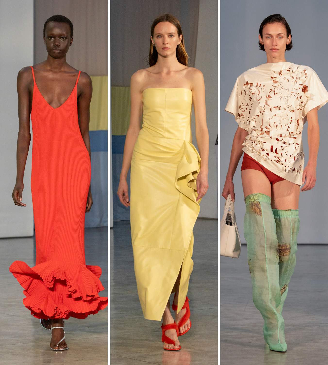 models on the catwalk for Proenza Schouler Spring/Summer 2026