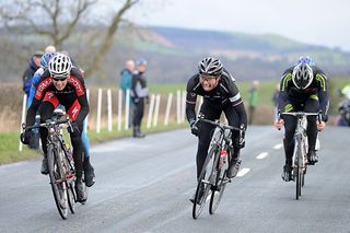 Tom Murray and Dean Downing finish, Clayton Velo Classic Handicap 2011