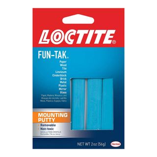 Blue tack for hanging posters from Loctite