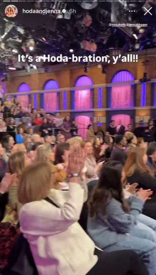 Today with Hoda & Jenna final episode January 10, 2025 crowd on Instagram