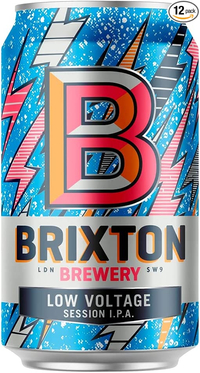 Brixton Brewery Low Voltage IPA 12 x 330 ml Can - £28 £17.99 (SAVE £10.01)