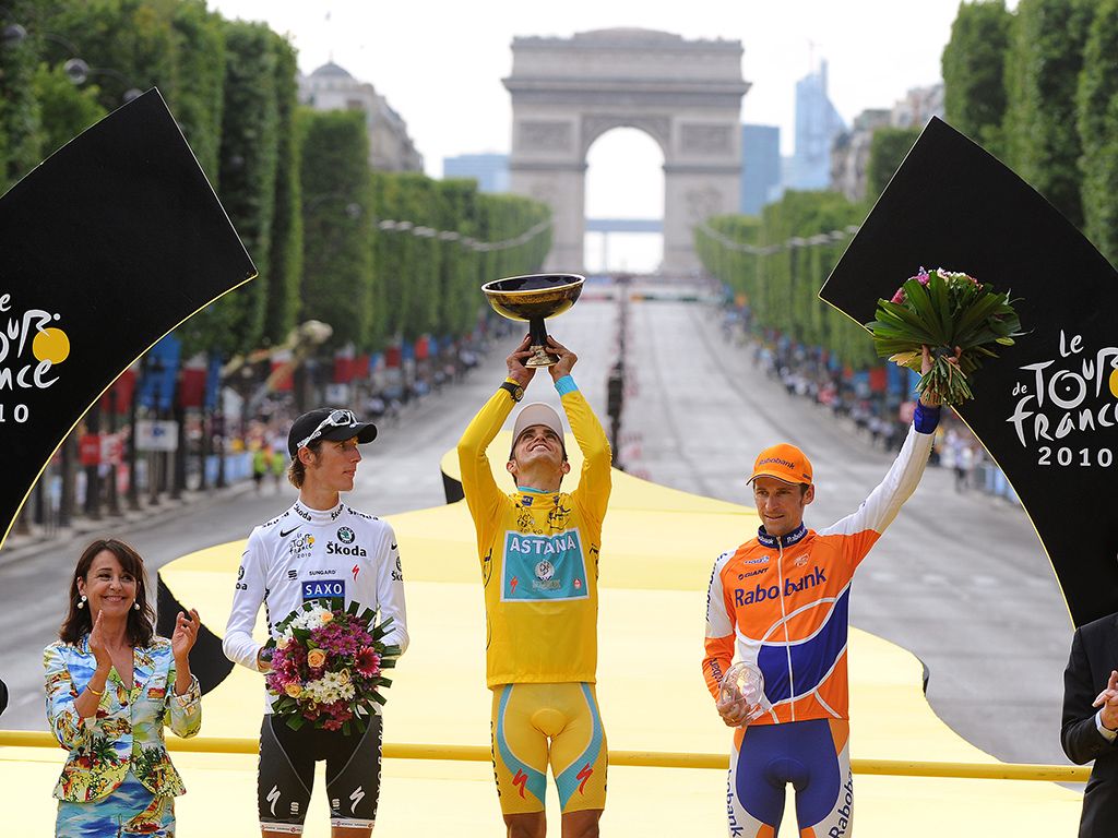 Contador was later stripped of his 2010 Tour de France victory