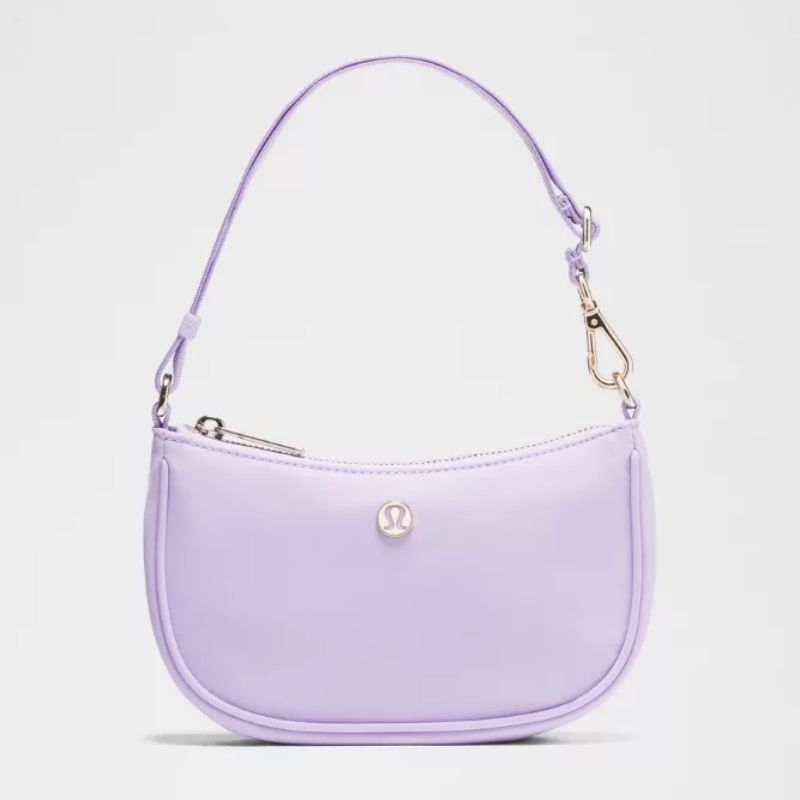 lilac shoulder bag
