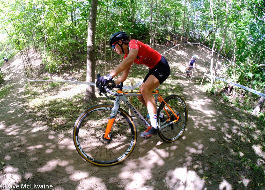 Sophia Gomez Villafane (TenSpeed Hero) riding to a top ten finish.