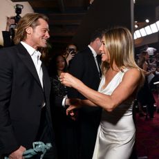 los angeles, california january 19 exclusive coverage brad pitt and jennifer aniston attend the 26th annual screen actors guild awards at the shrine auditorium on january 19, 2020 in los angeles, california 721313 photo by emma mcintyregetty images for turner