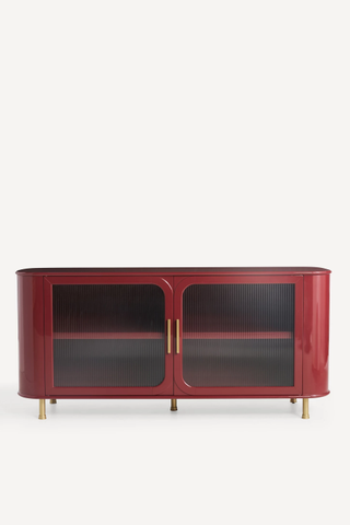 Anthropologie red Lennon Rectangular 69" Sideboard