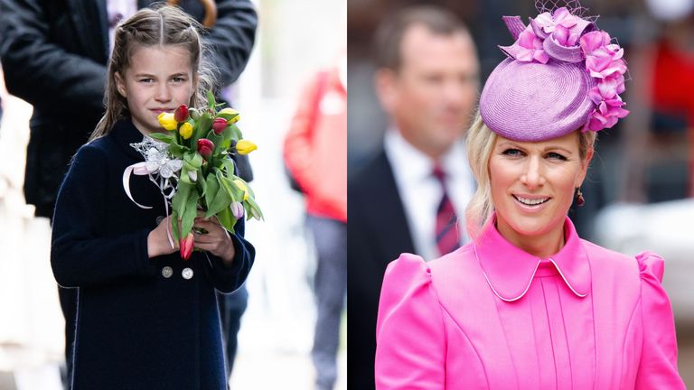 Princess Charlotte mirrors Zara Tindall at Platinum Jubilee Pageant, seen here over the Jubilee weekend