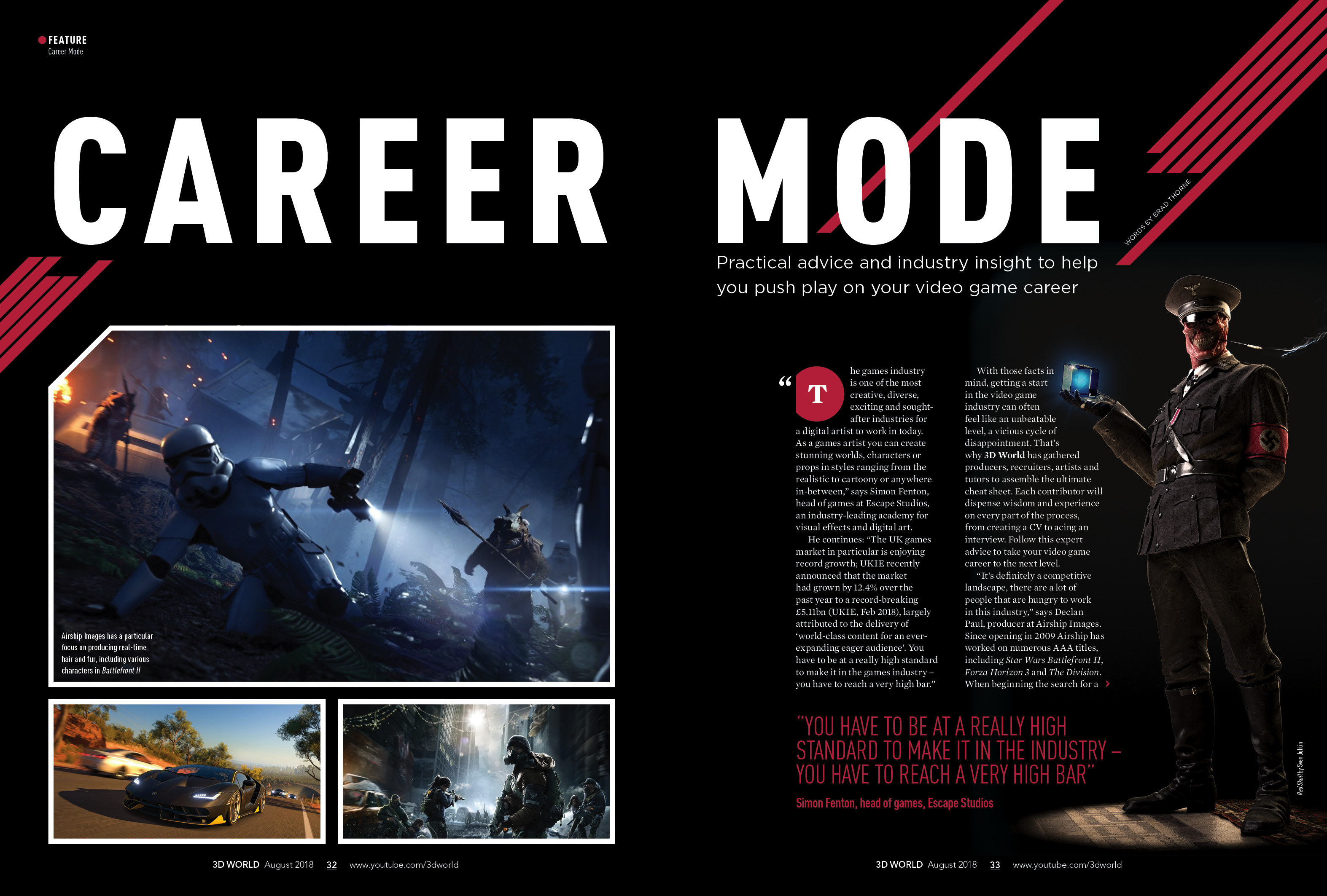 Discover how to get a dream games job, or take your career to the next step