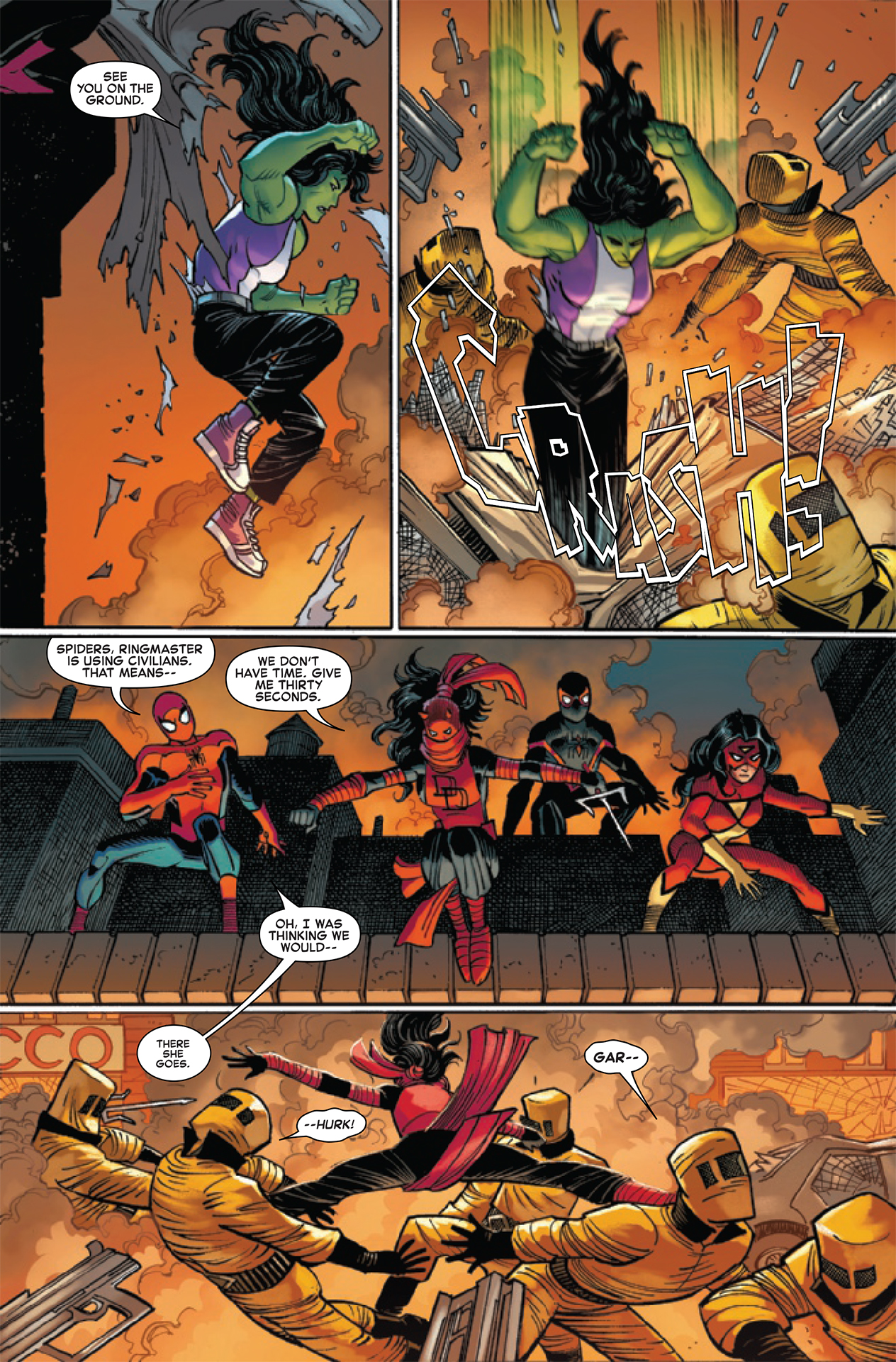 Познакомьтесь с суперкомандой Человека-паука, которая поможет ему положить конец войне банд.