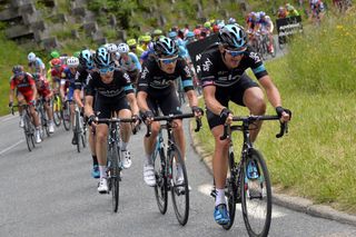 Ian Stannard on stage five of the 2016 Dauphine-Libere