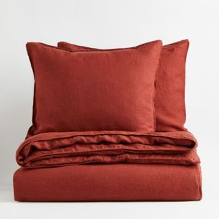 Best Christmas bedding set linen festive red colour 
