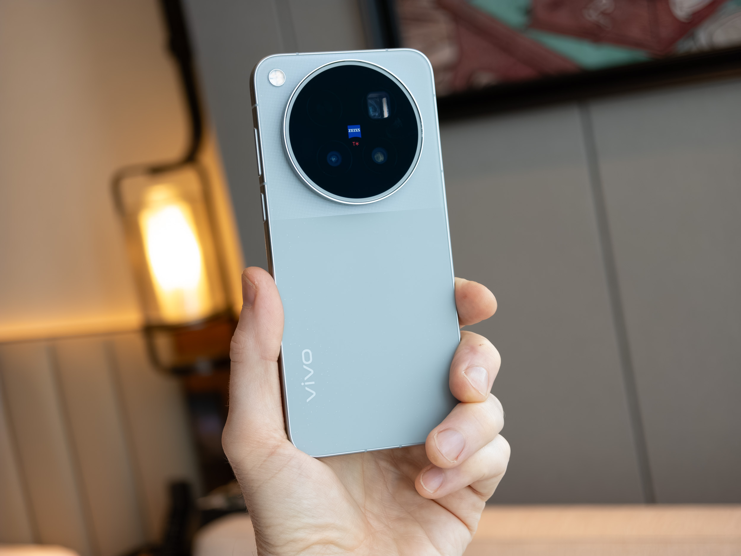 The Vivo X500 Pro Max phone in user's hand