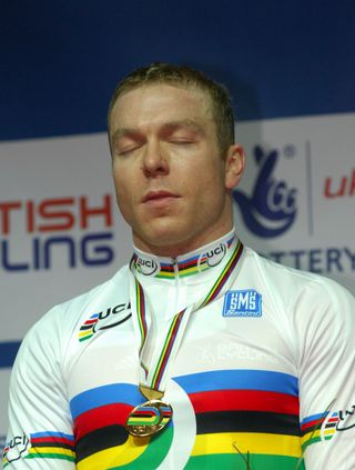 Chris Hoy world sprint champion
