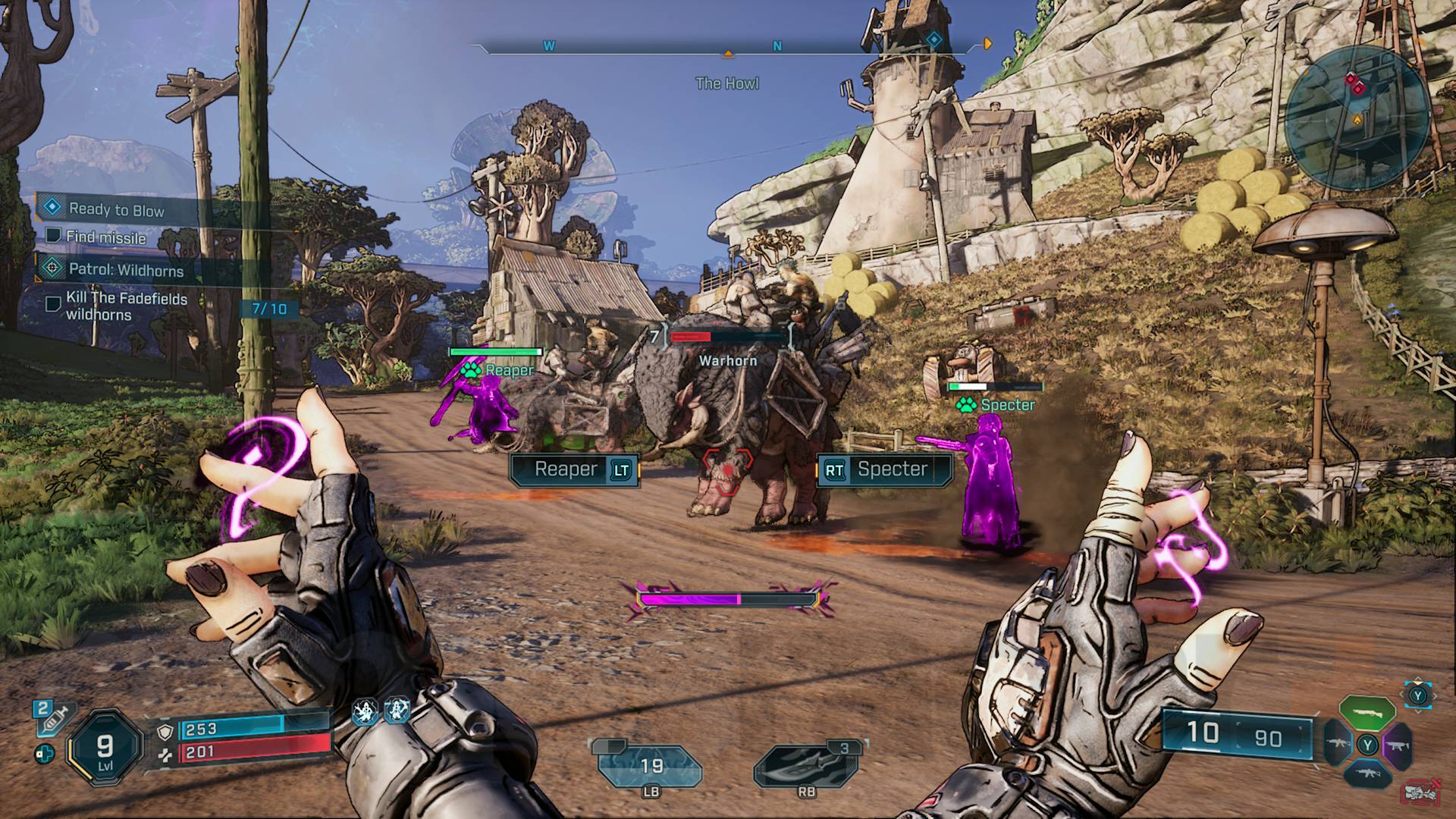 Borderlands 4 Vex Siren using dead ringer ability to summon specter and reaper