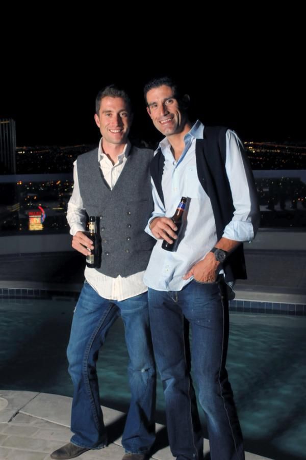 Christian Vande Velde and George Hincapie