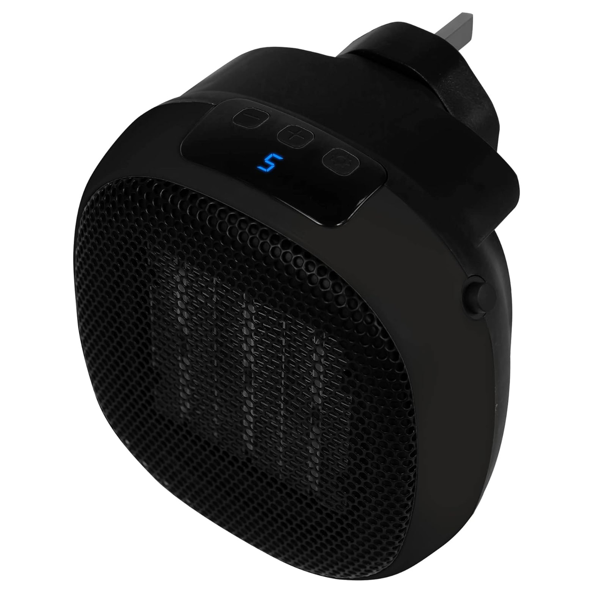 Russell Hobbs Rhph7001 700w Compact Portable Black Ceramic Plug in Fan Heater