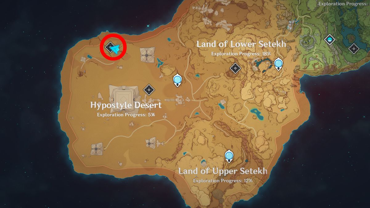 Genshin Impact Garden of Endless Pillars location and puzzle guide