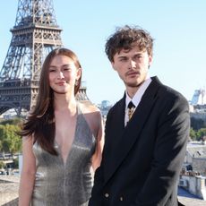 Lola Tung and Chris Briney at a photo call for 'The Summer I Turned Pretty'