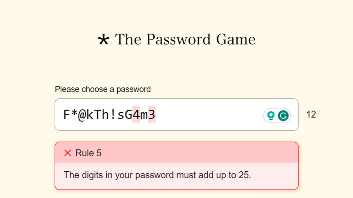 This might be the most frustrating game ever! #pcgaming #pcgamer #bore, Password Game