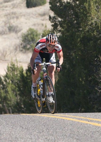 Bradley White (OUCH-Maxxis) climbs solo